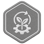 Nieodblokowany szary haftowany emblemat-3